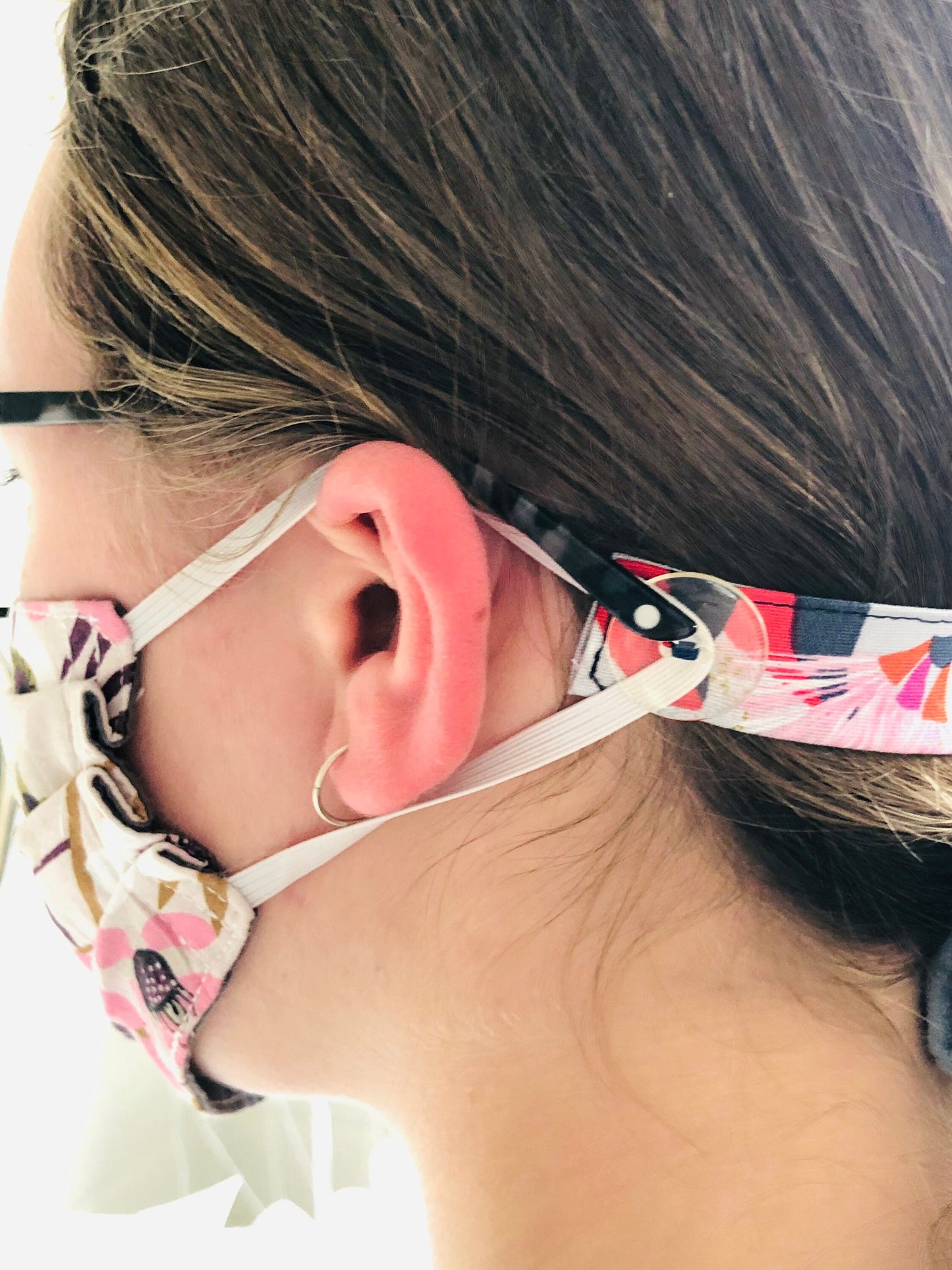 Ear Savers/ Face Masks Washable/ Reusable/ Cotton/ Unisex/ Jocelyn Proust/ Australian Made/ Head Band for Face Masks