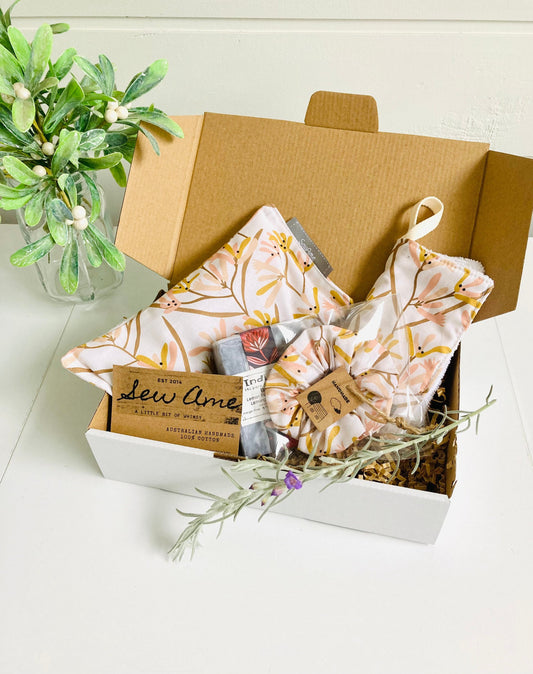 Spa and Relaxation Pamper Gift Box Set with Eye Pillow