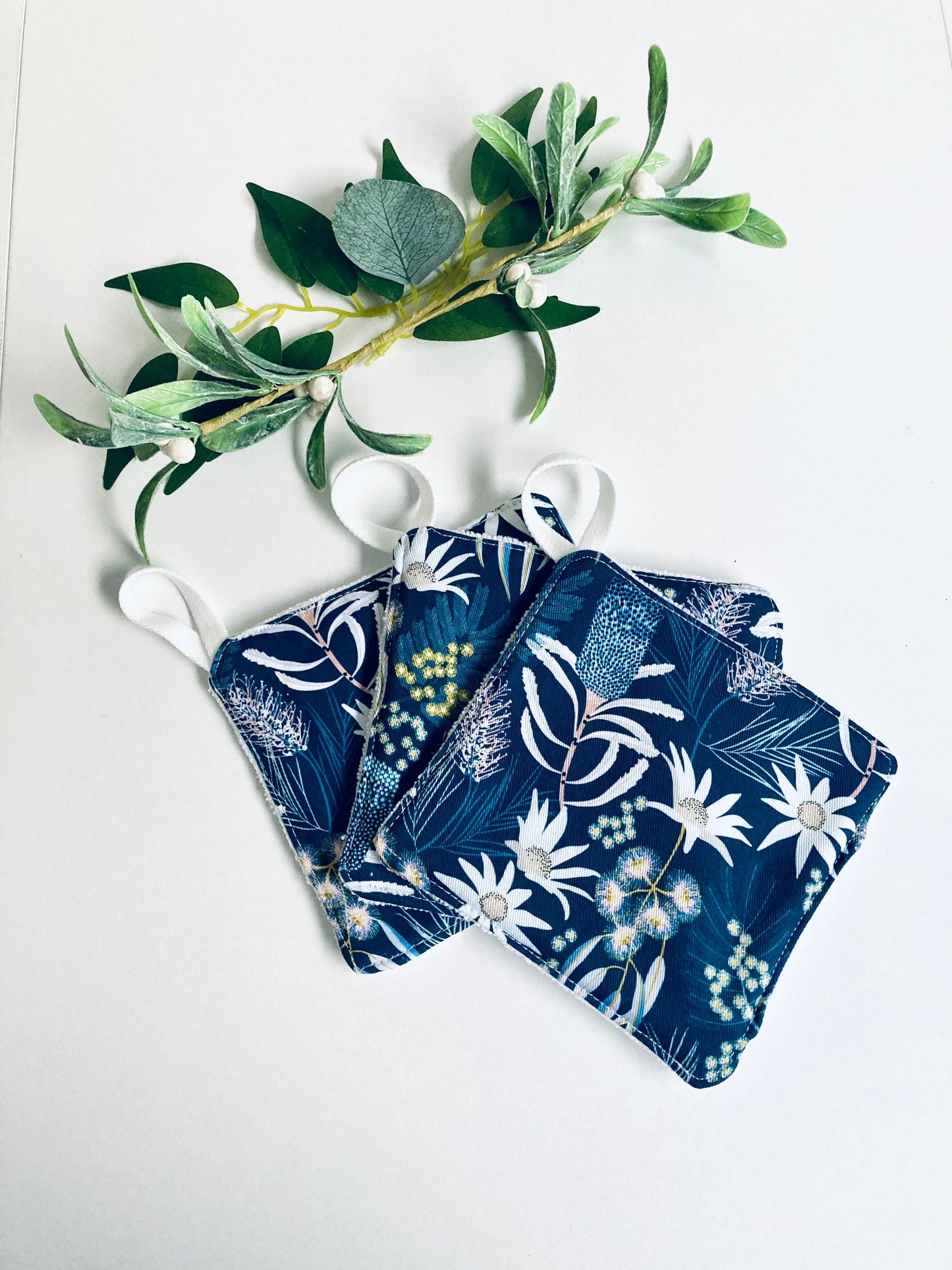 Blue Dish Cloth Set