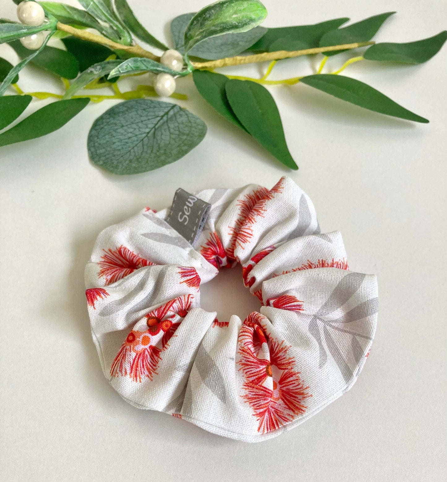 Floral Scrunchie in Australian Flowers