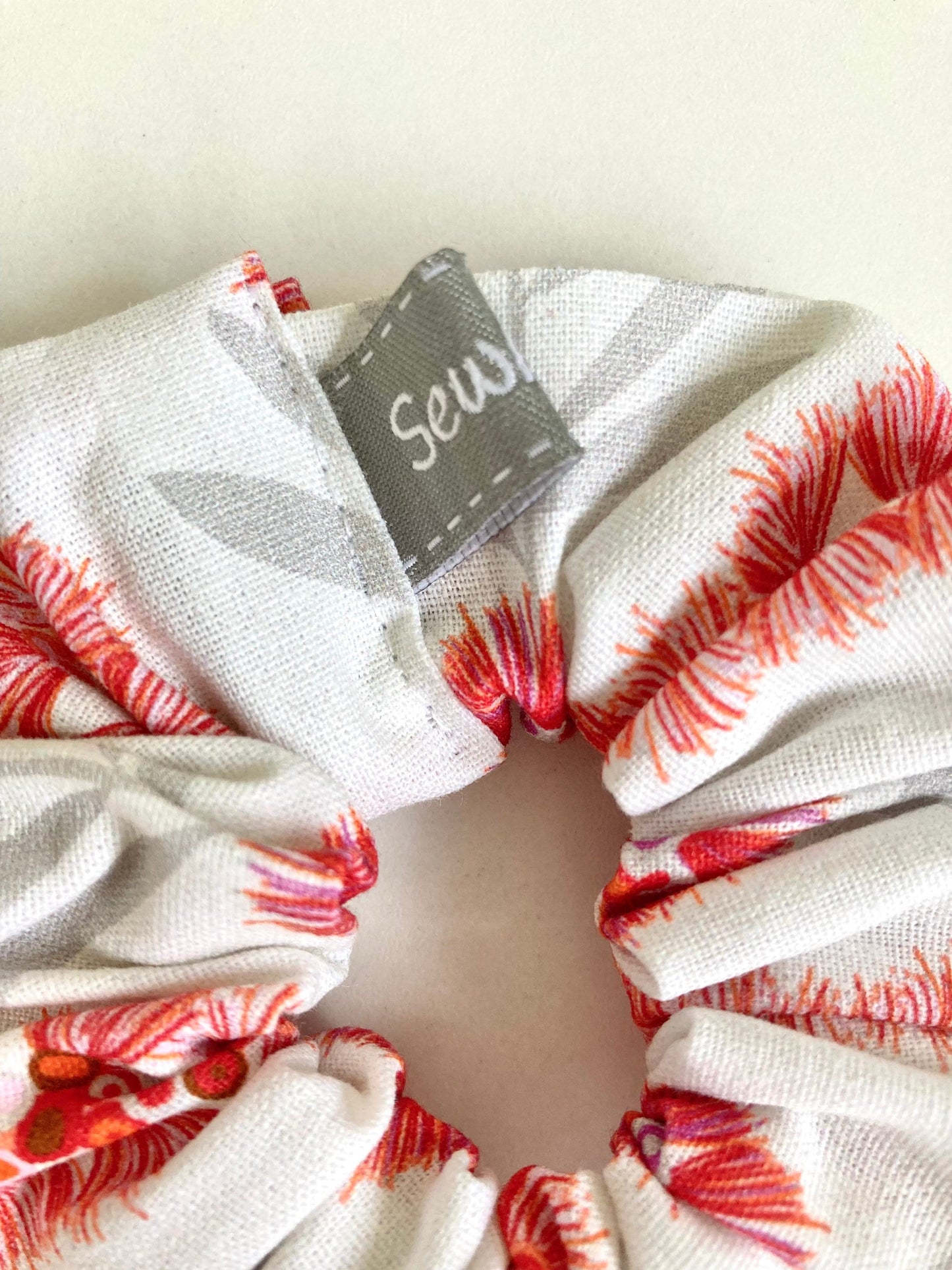Floral Scrunchie in Australian Flowers